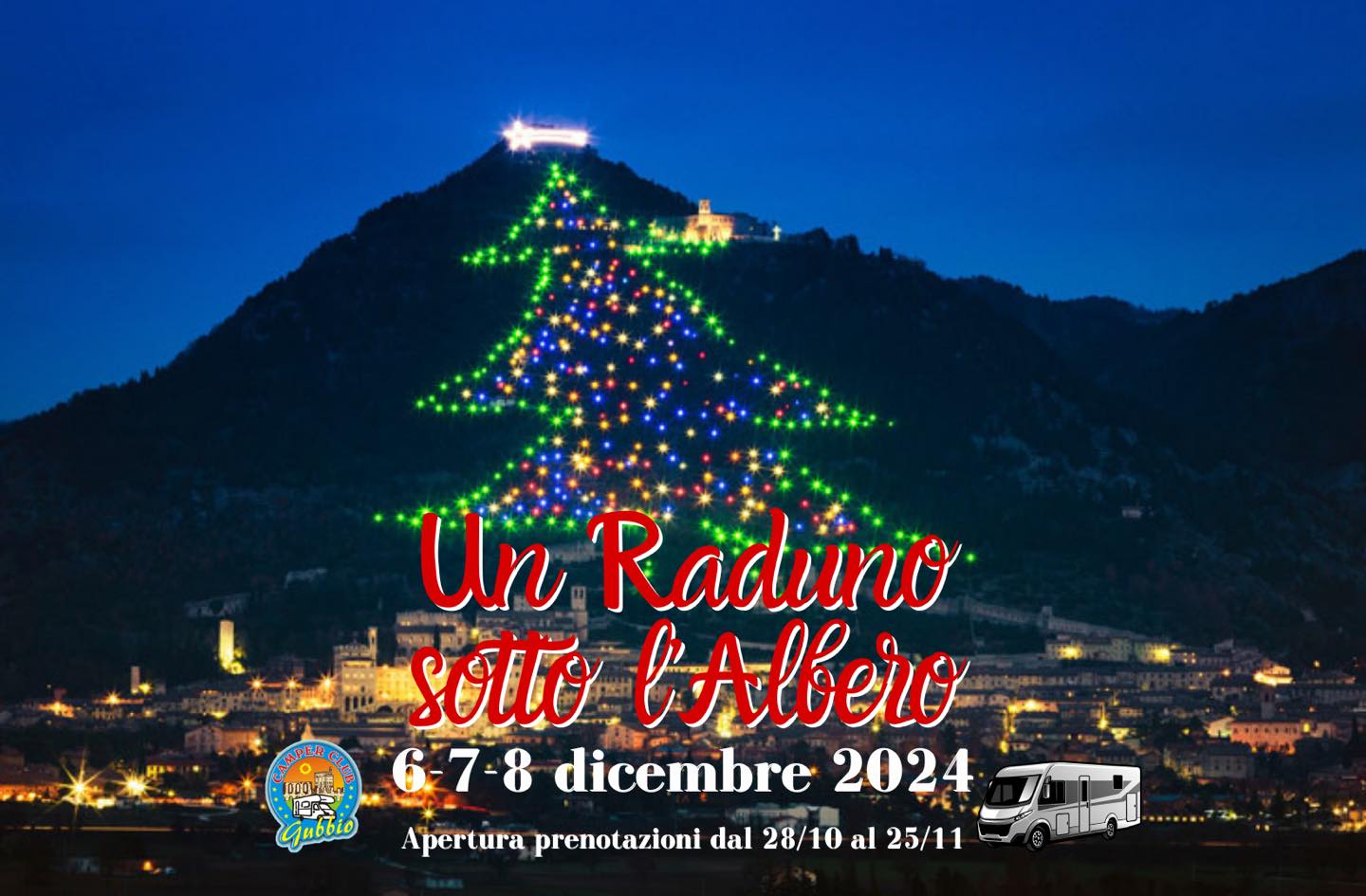 Modifiche alla circolazione per Raduno Camper Club e Cerimonia di accensione Albero di Natale più grande del mondo.