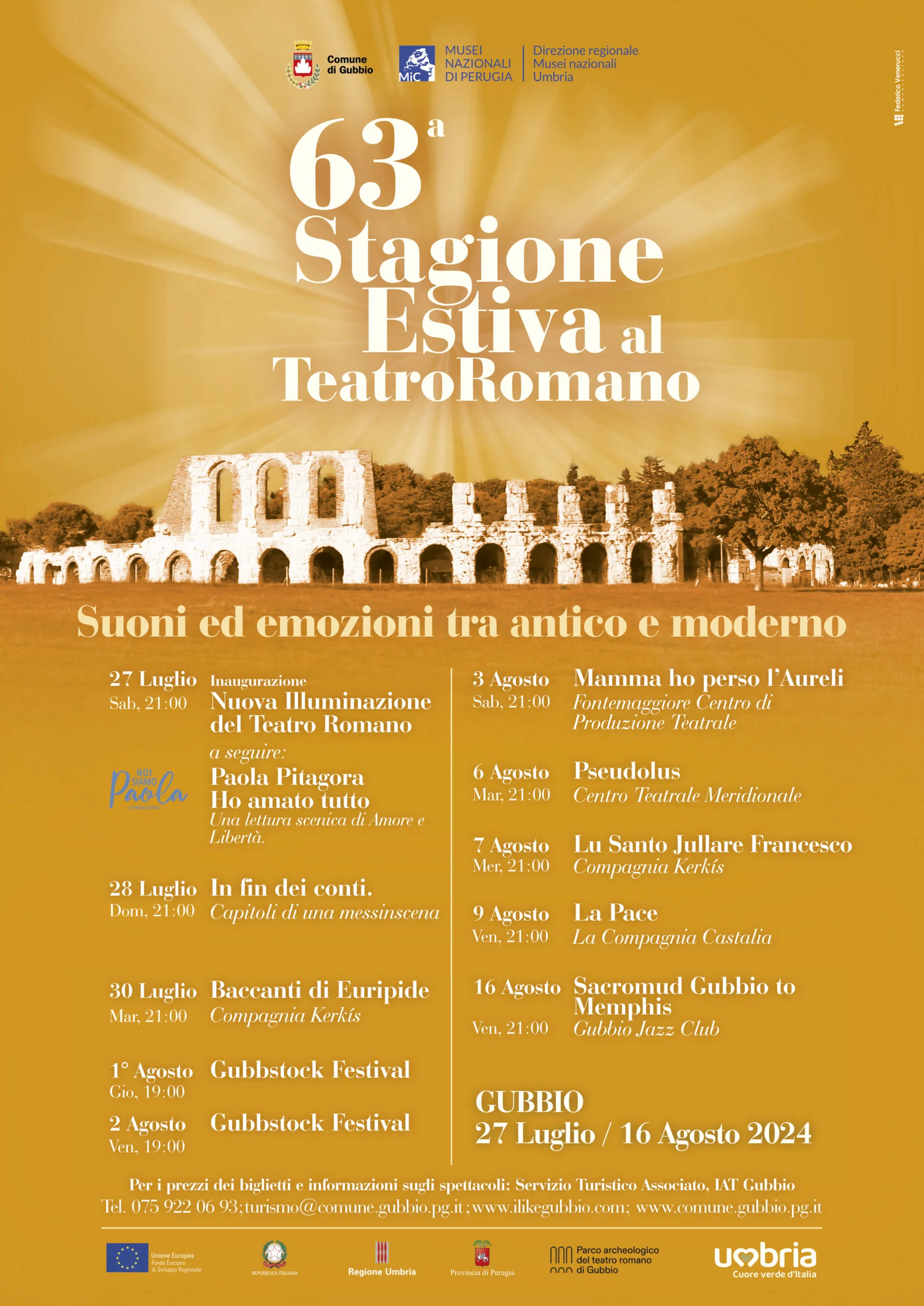 Conferenza stampa di presentazione della 63ma Stagione Estiva del Teatro Romano.